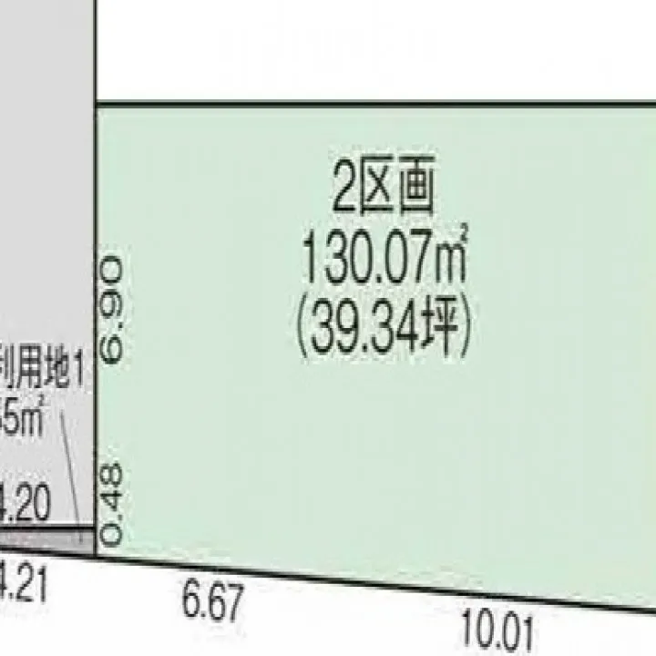 【売買】建築条件付き売地　入間市下藤沢24期5区画！