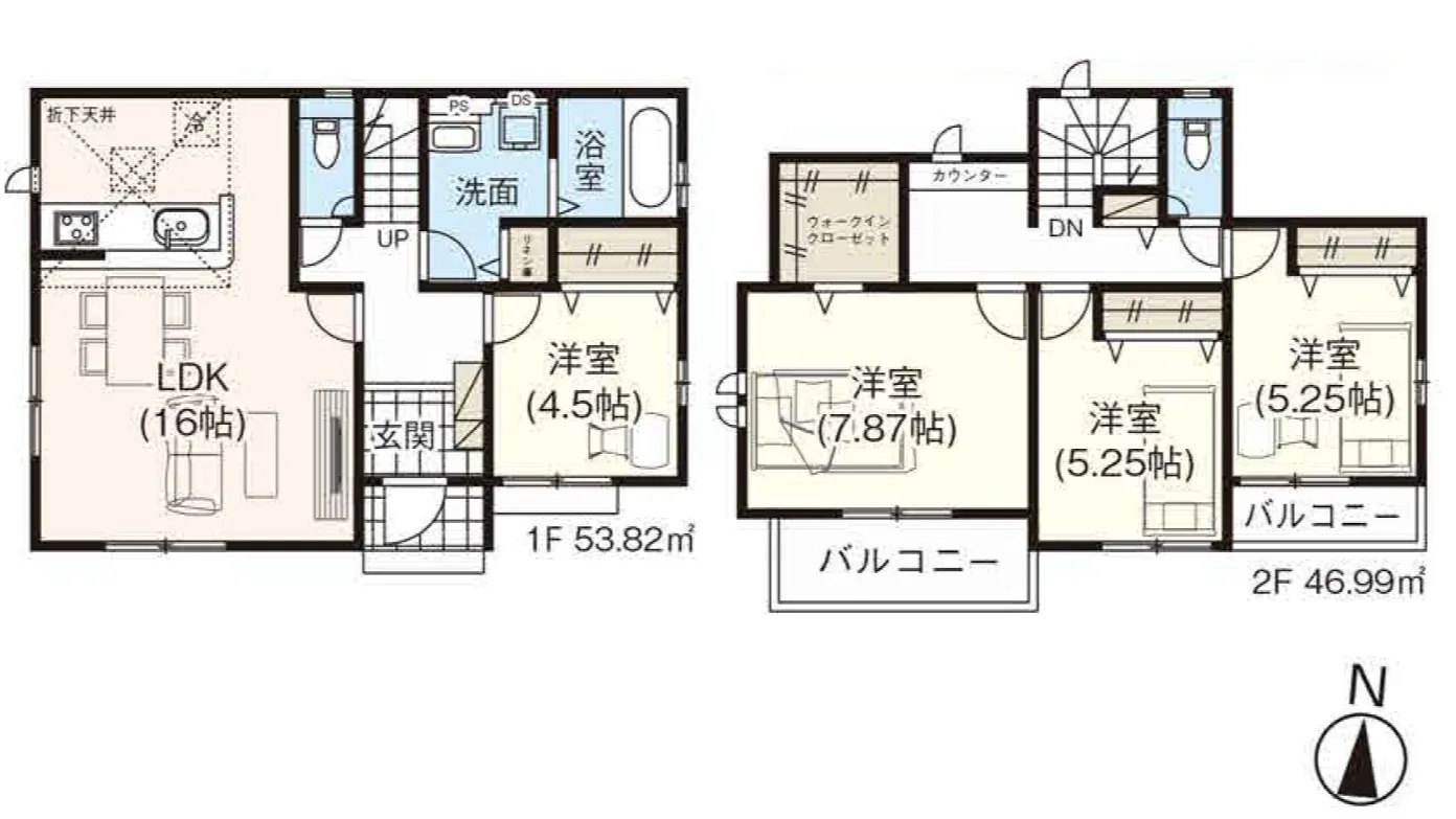 【新築戸建】飯能市笠縫全２棟！