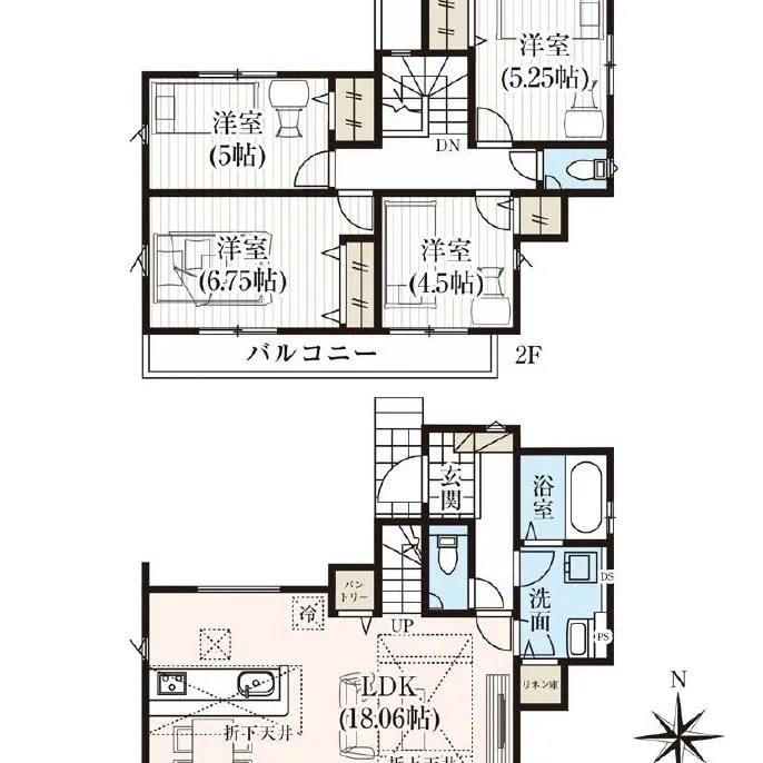 入間市鍵山に誕生した新築分譲住宅全2棟のご紹介です。