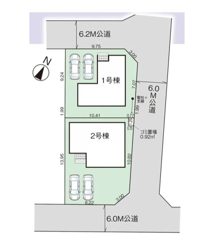 【飯能市征矢町|飯能駅徒歩16分・カースペース2台可能の新築...